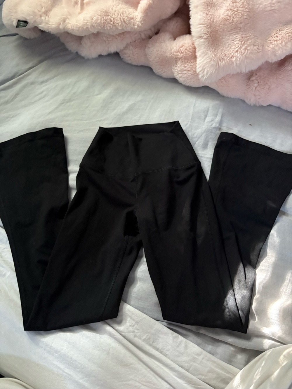 90 Degree By Reflex Black Flare Leggings